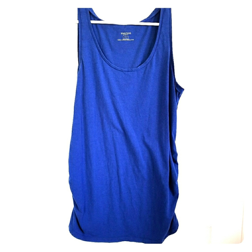 EUC Motherhood Maternity Blue Tank Top